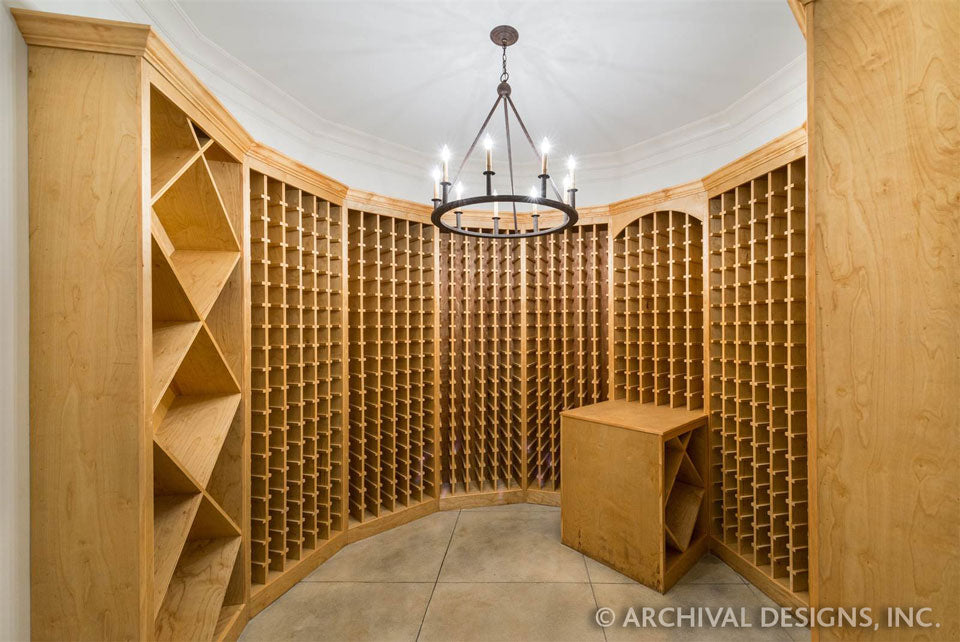 Vinius House Plan House Plan - Wine Cellar