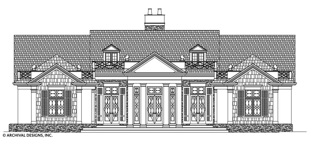 Waterford Place House Plan - Front Elevation