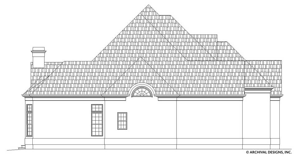 Westdrake House Plan -Elevation Left