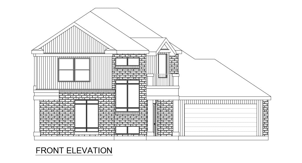Whitney House Plan - Elevation Front