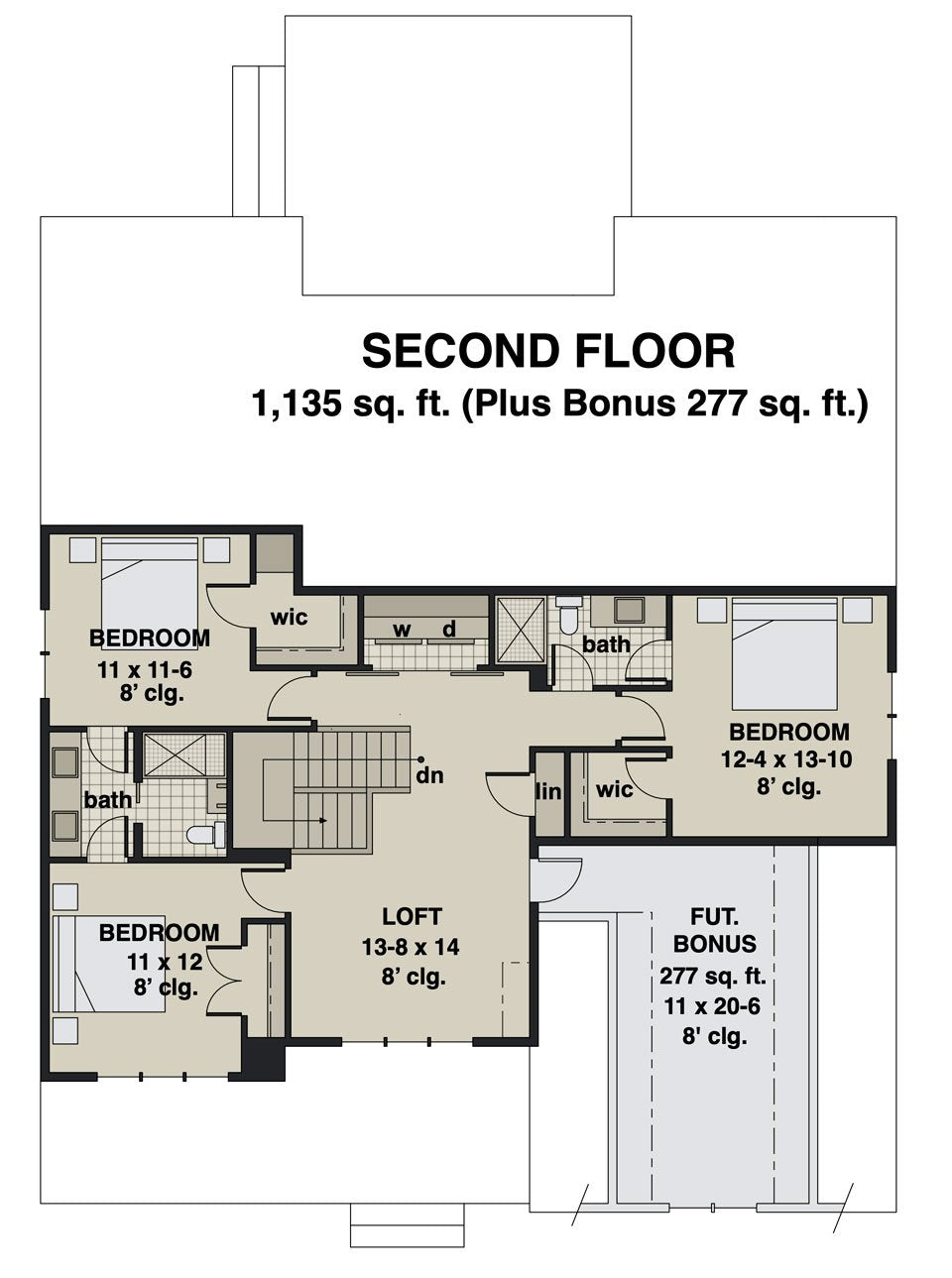Delta second Floor Plan