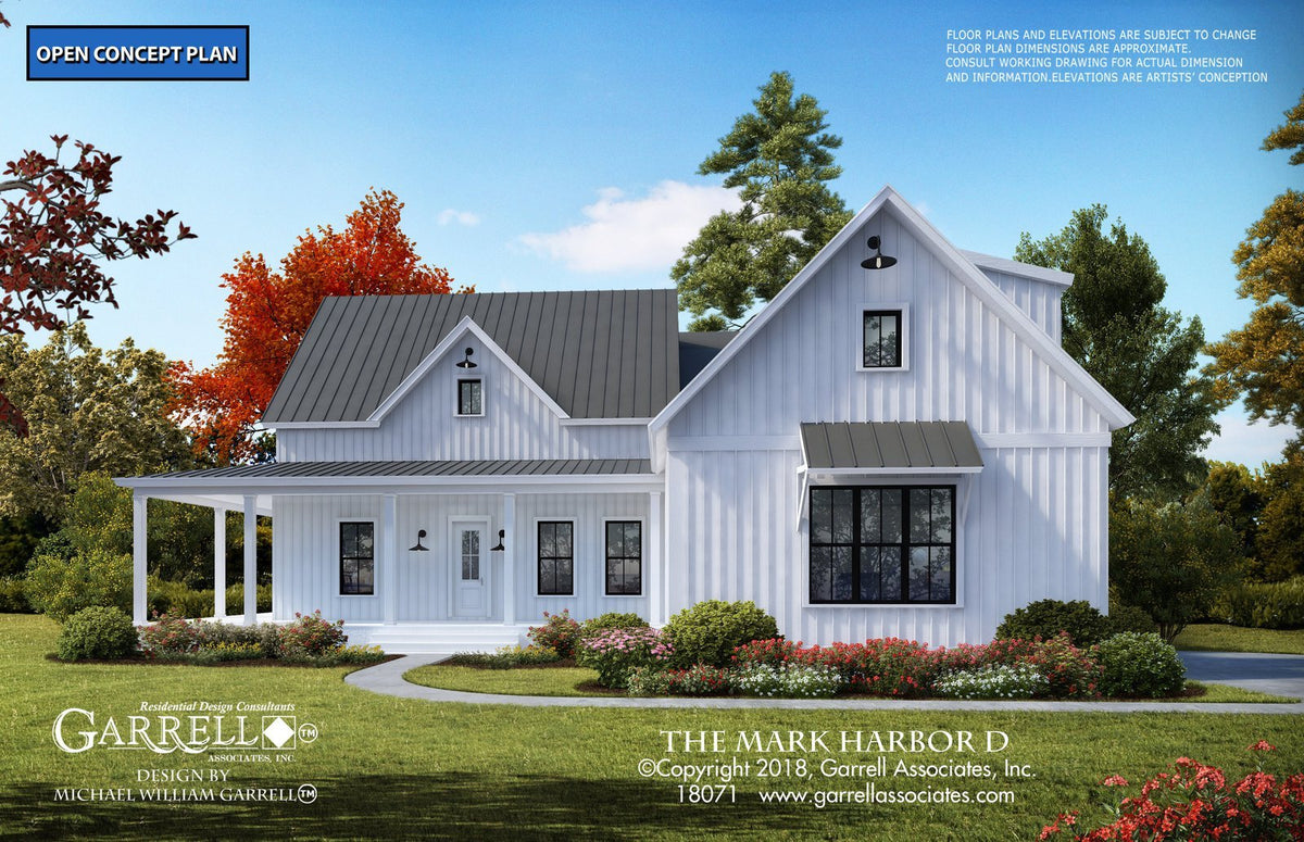 Mark Harbor D House Plan - Front