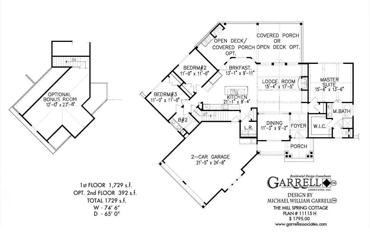 Mill Spring floor plan