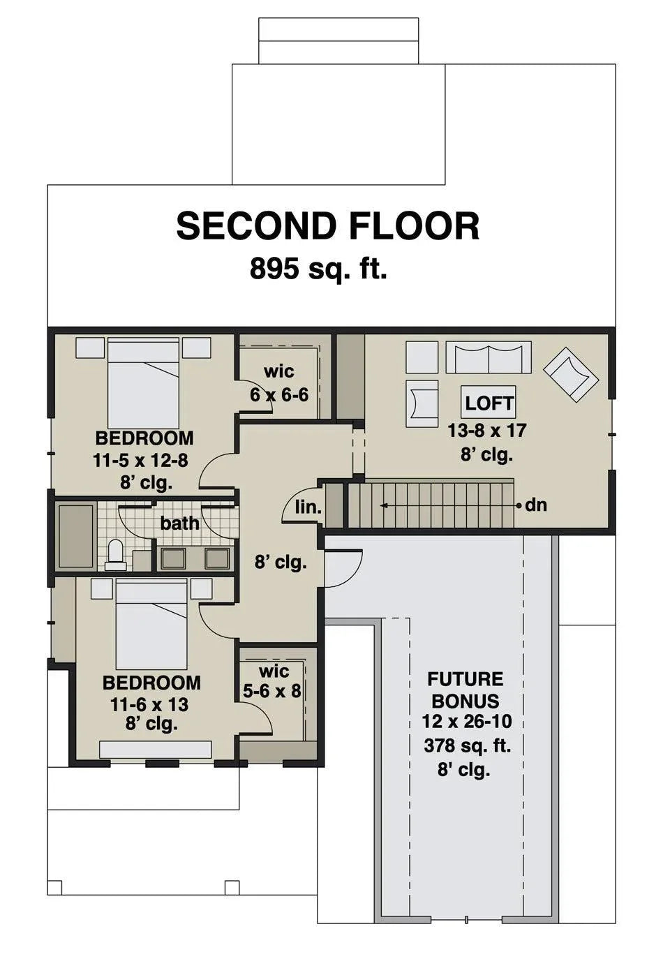 Sapphire House Plan - Archival Designs House Plans, floor plan