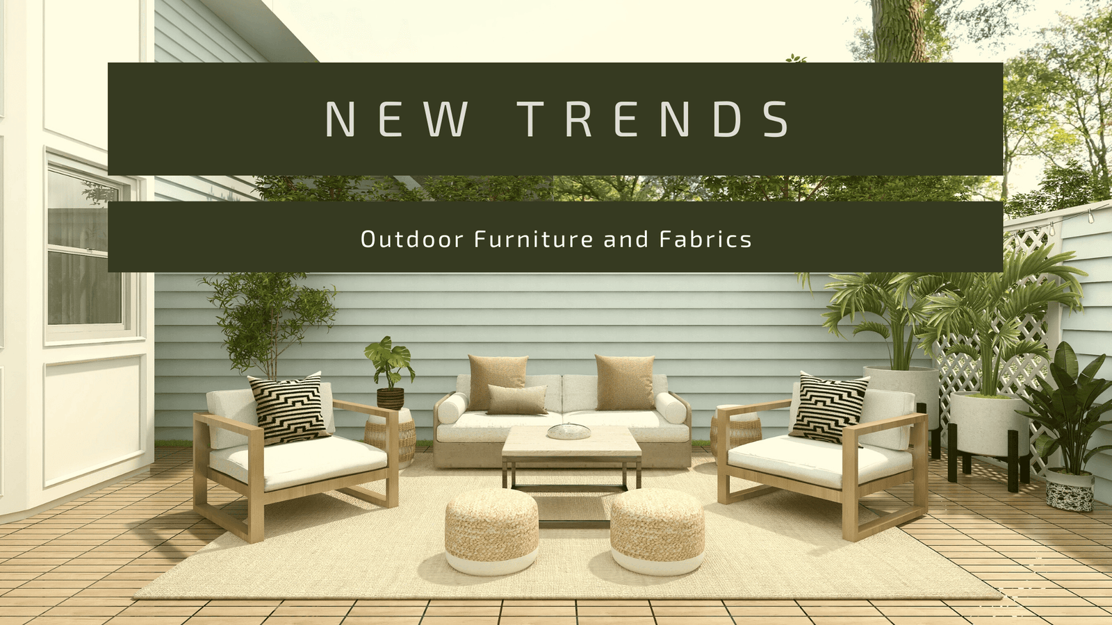 New Trends in Outdoor Furniture and Fabrics - Archival Designs House Plans