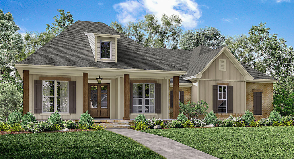 One Story 4 Bedroom House Plans