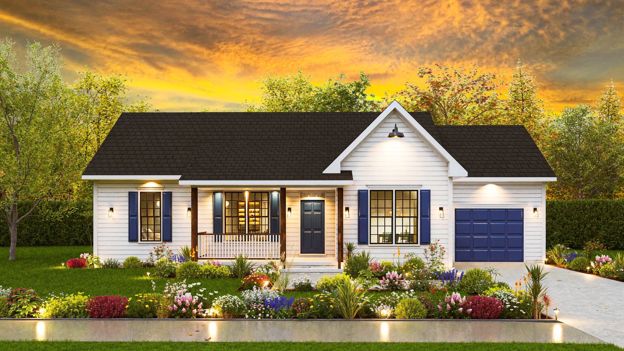 Small House Plans with Garage