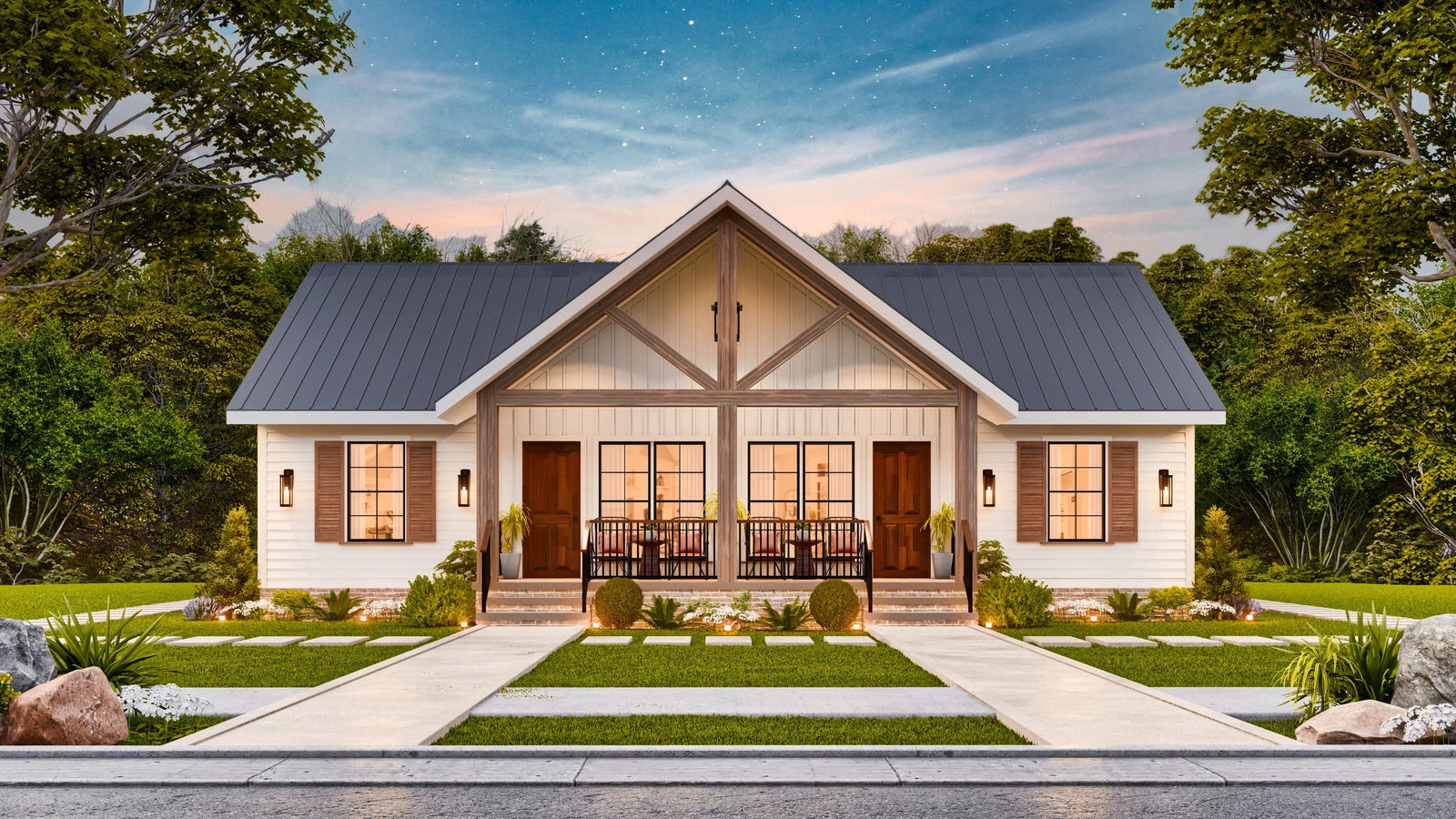 Small Duplex House Plans