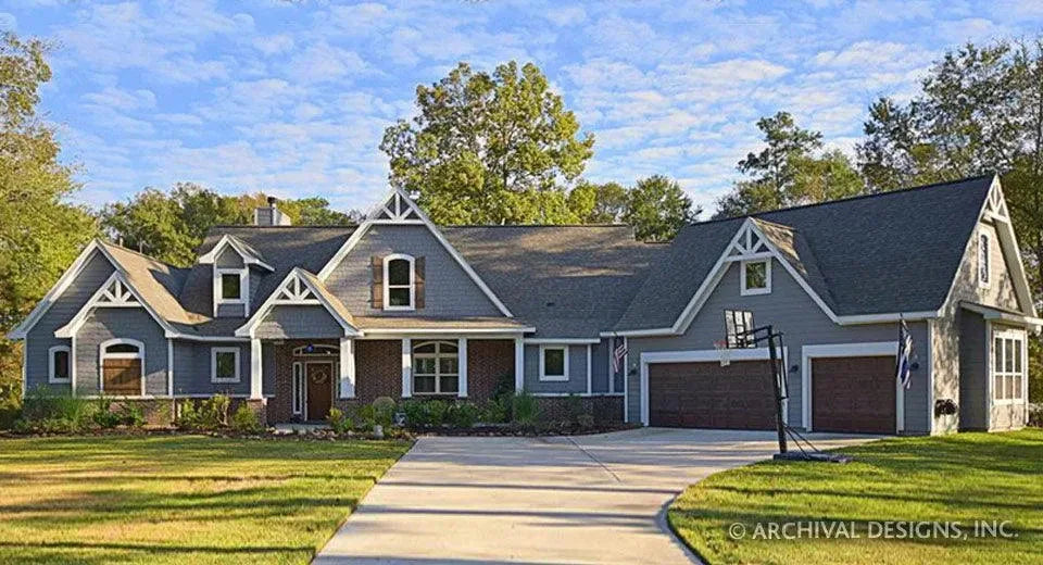 Ranch Home Plans with Open Floor Plan