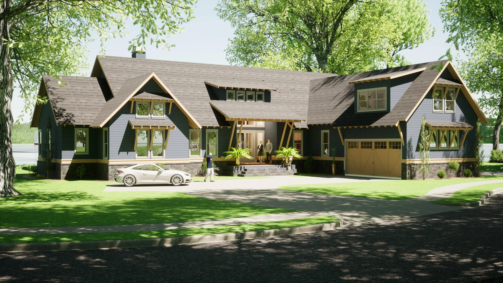5 Bedroom Craftsman House Plans