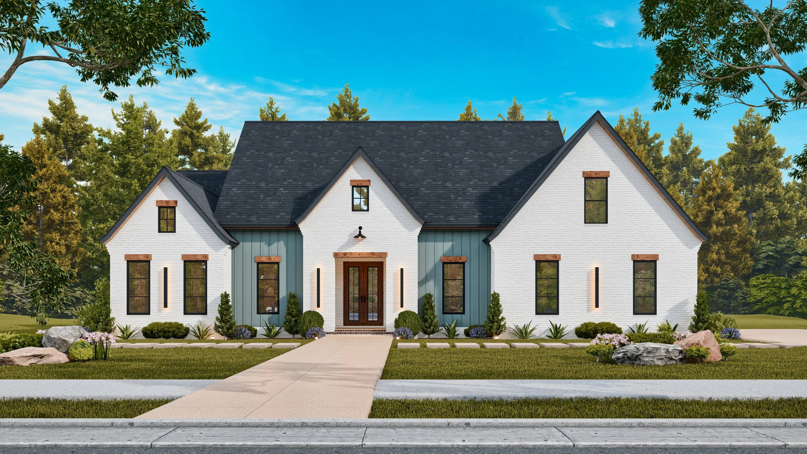 One Story French Country House Plans