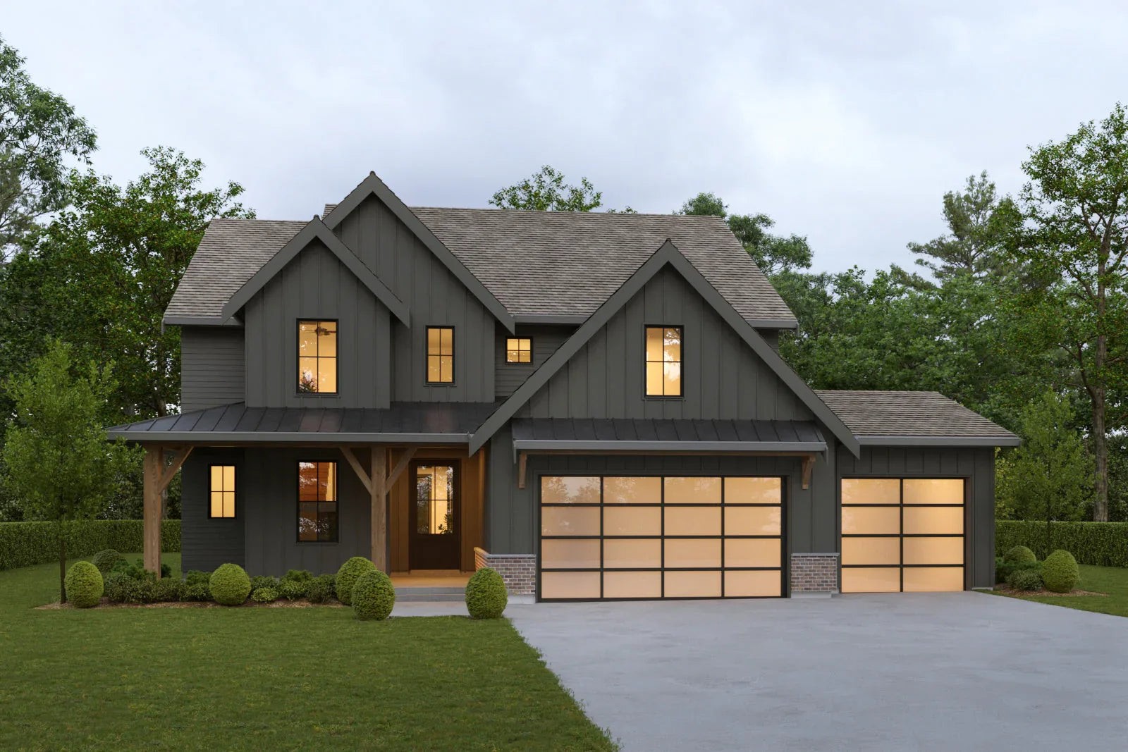Farmhouse Plans with Walkout Basement
