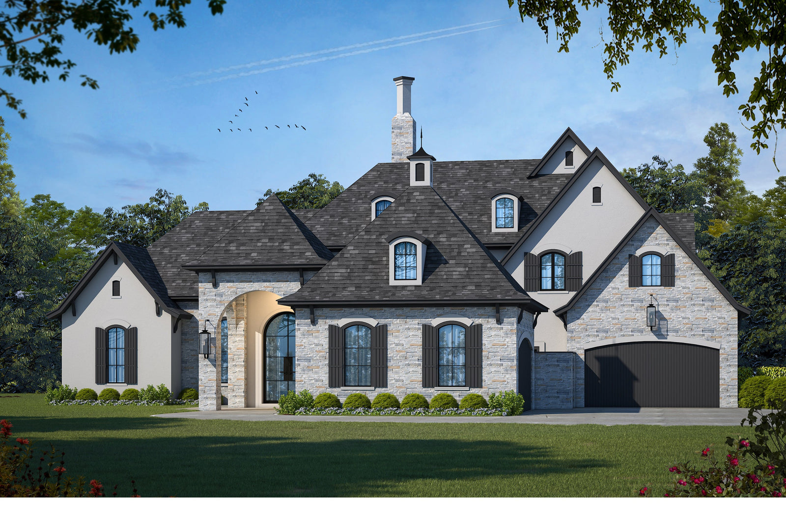 Two Story French Country House Plans