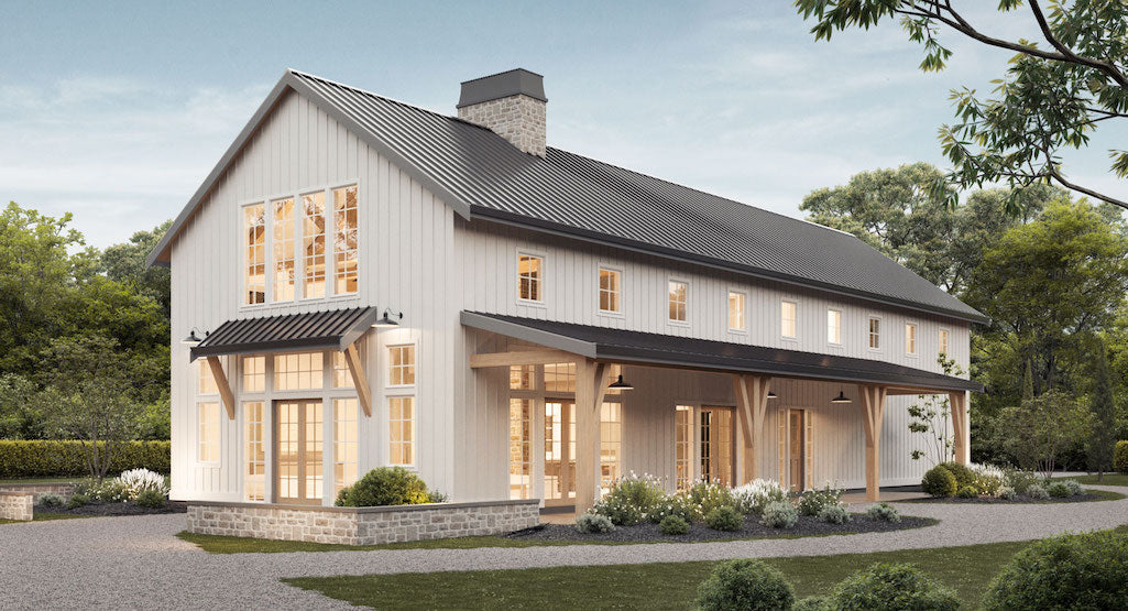 Two Story Barndominium Floor Plans