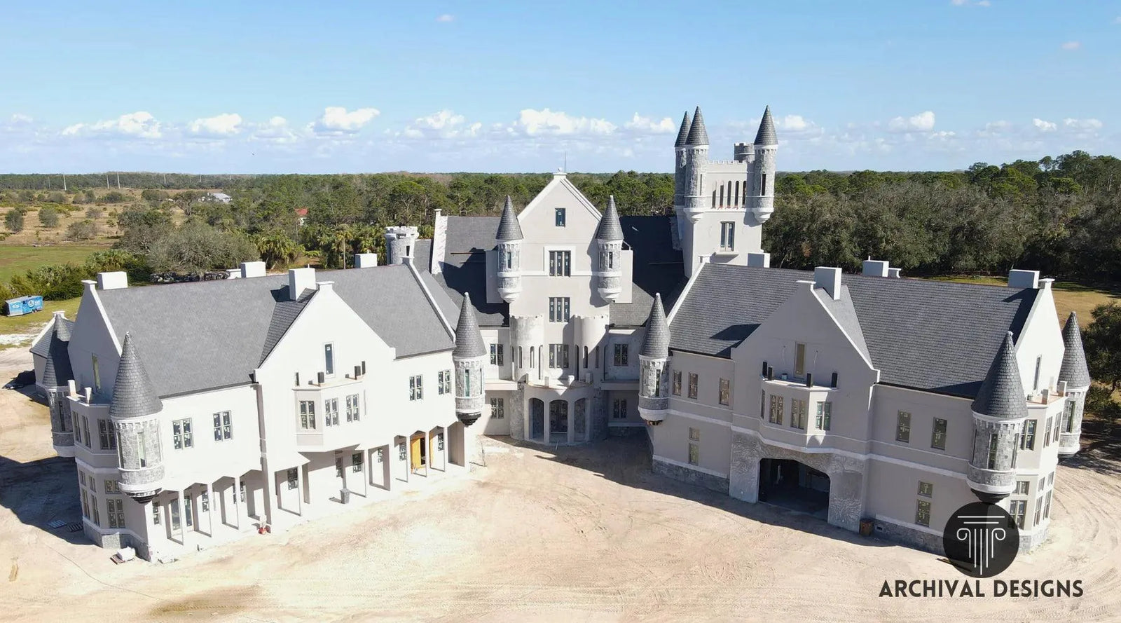 Castle House Plans - Archival Designs House Plans