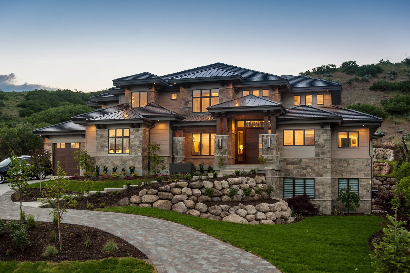 Modern Prairie Style House Plans