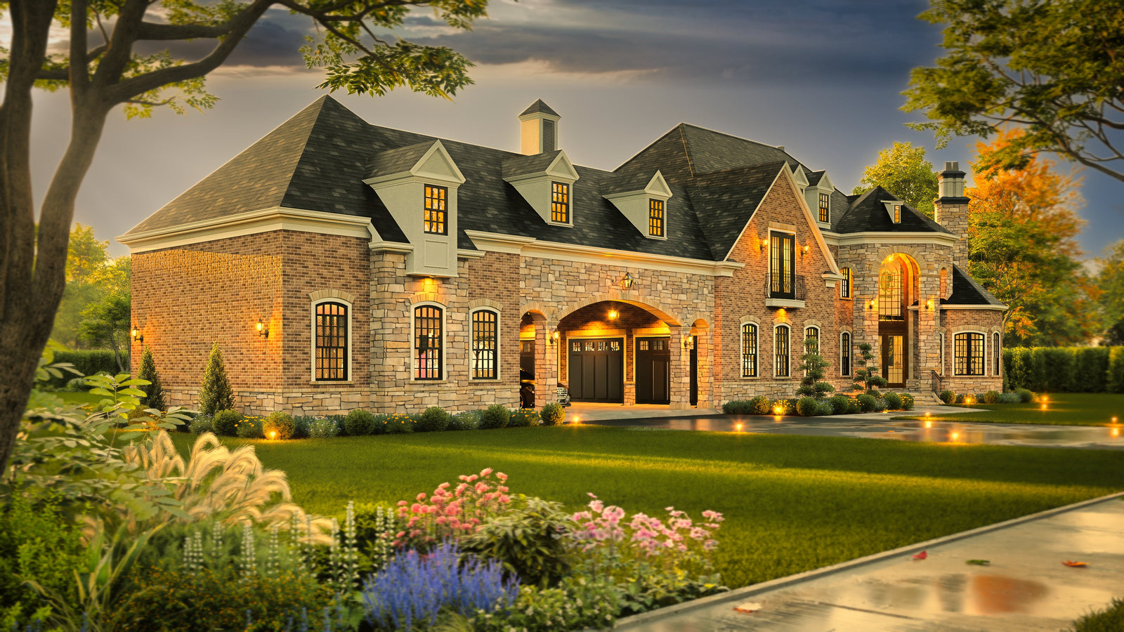 Mega Mansion House Plans