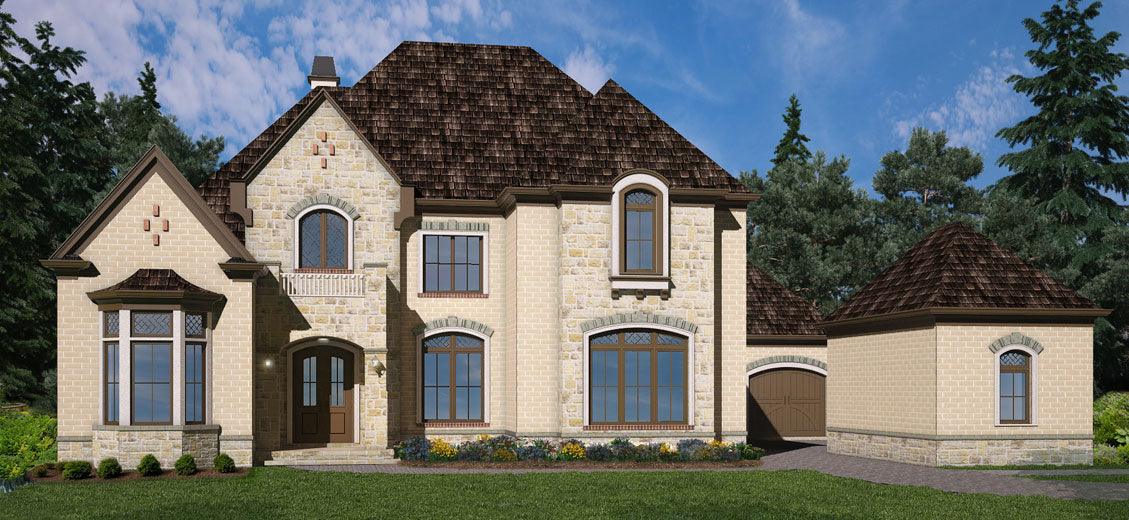 French and European Country House Plans - Archival Designs House Plans