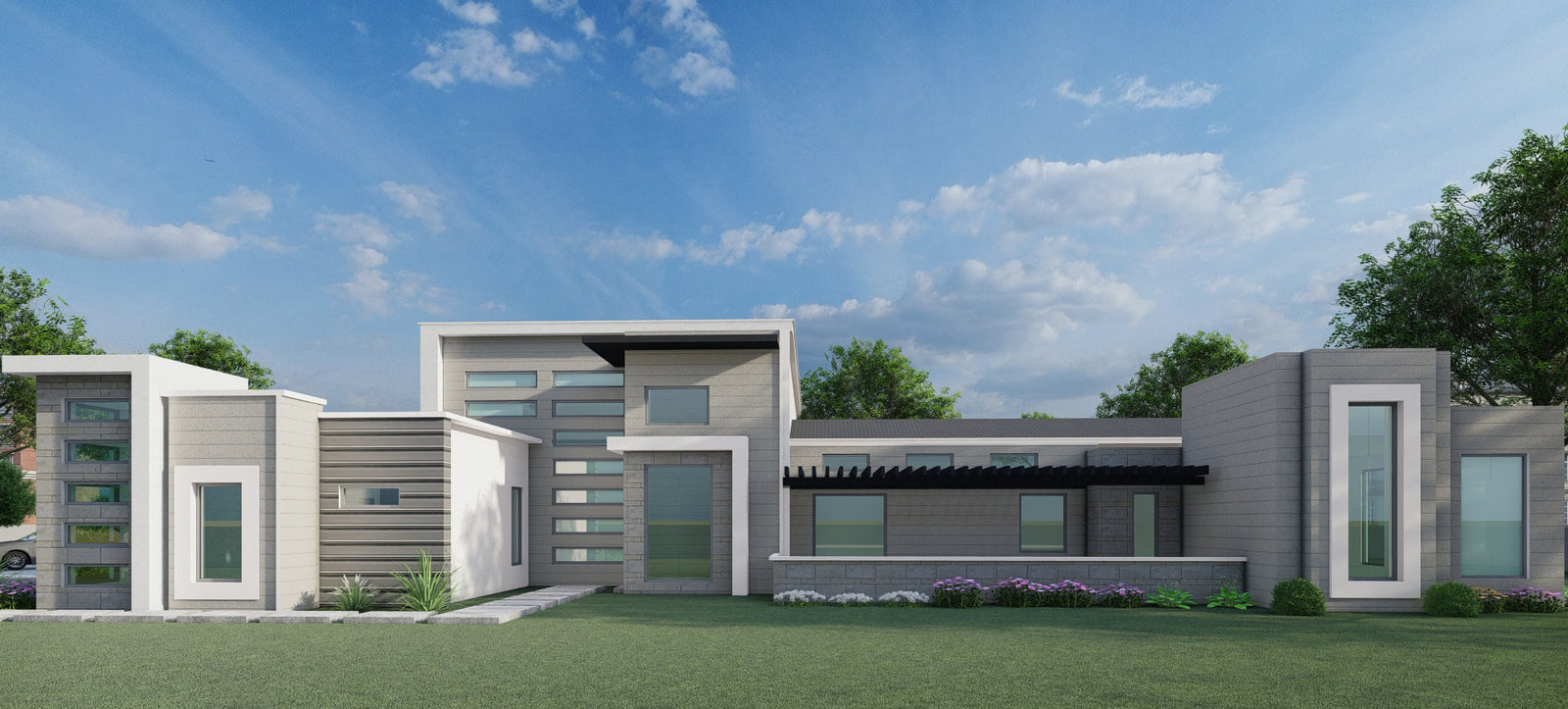 Three Bedroom Modern House Plans