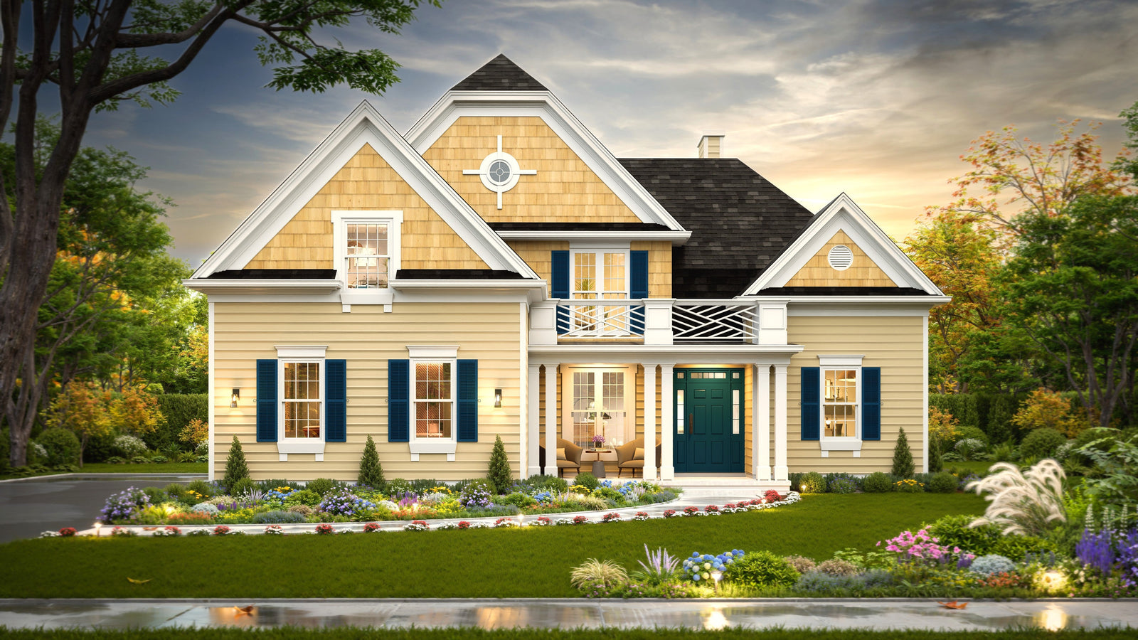 Narrow Lot Plans with Side-Entry Garage