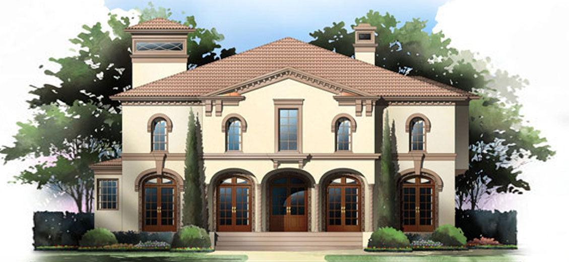 Spanish House Plans - Archival Designs House Plans