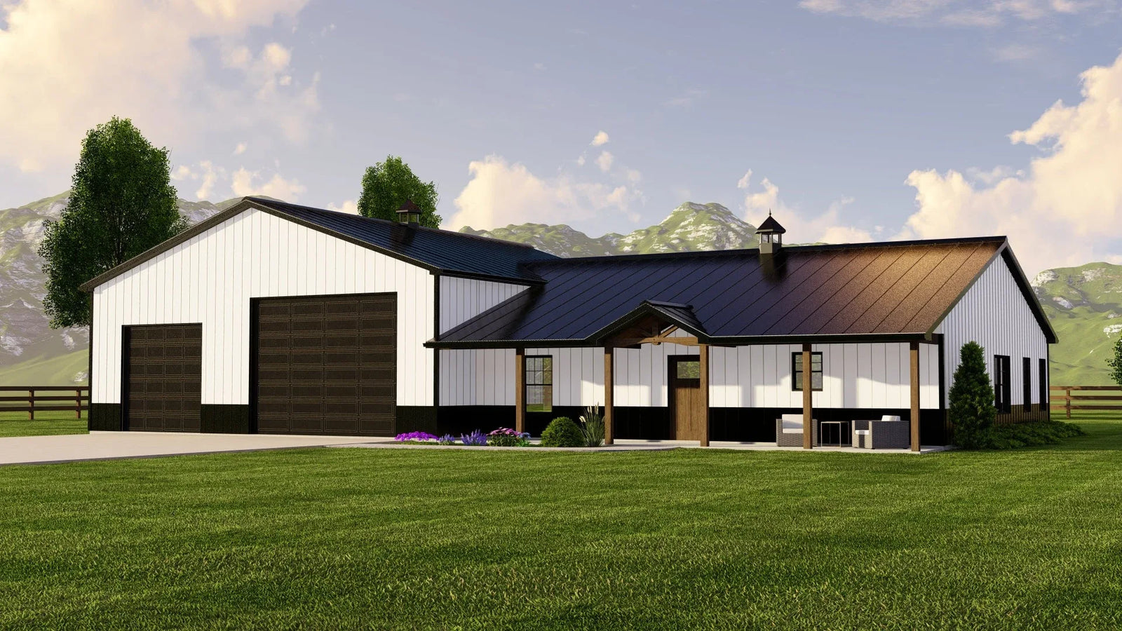 2 Bedroom Barndominium Floor Plans