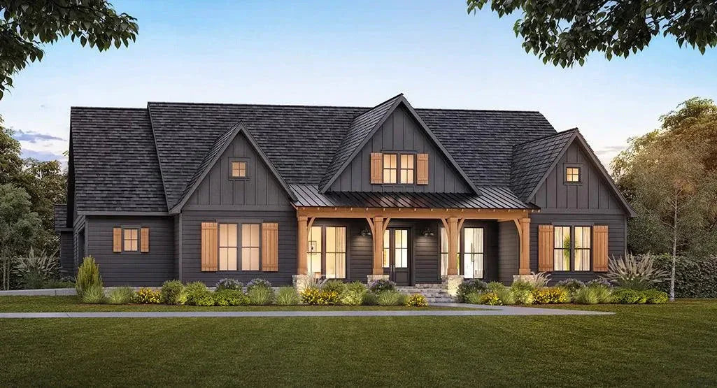 4 Bedroom Farmhouse Floor Plans