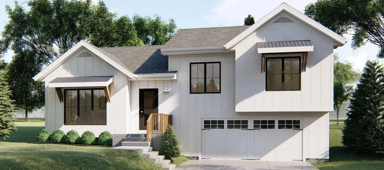 Split Level House Plans, Floor Plans & Designs