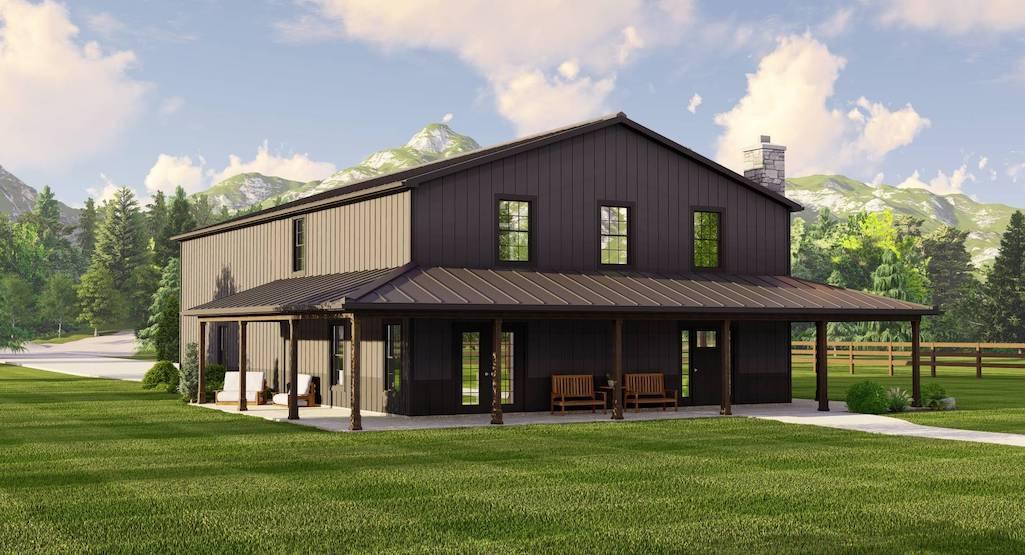 2000 - 2999 Sq Ft Barndominium House Plans