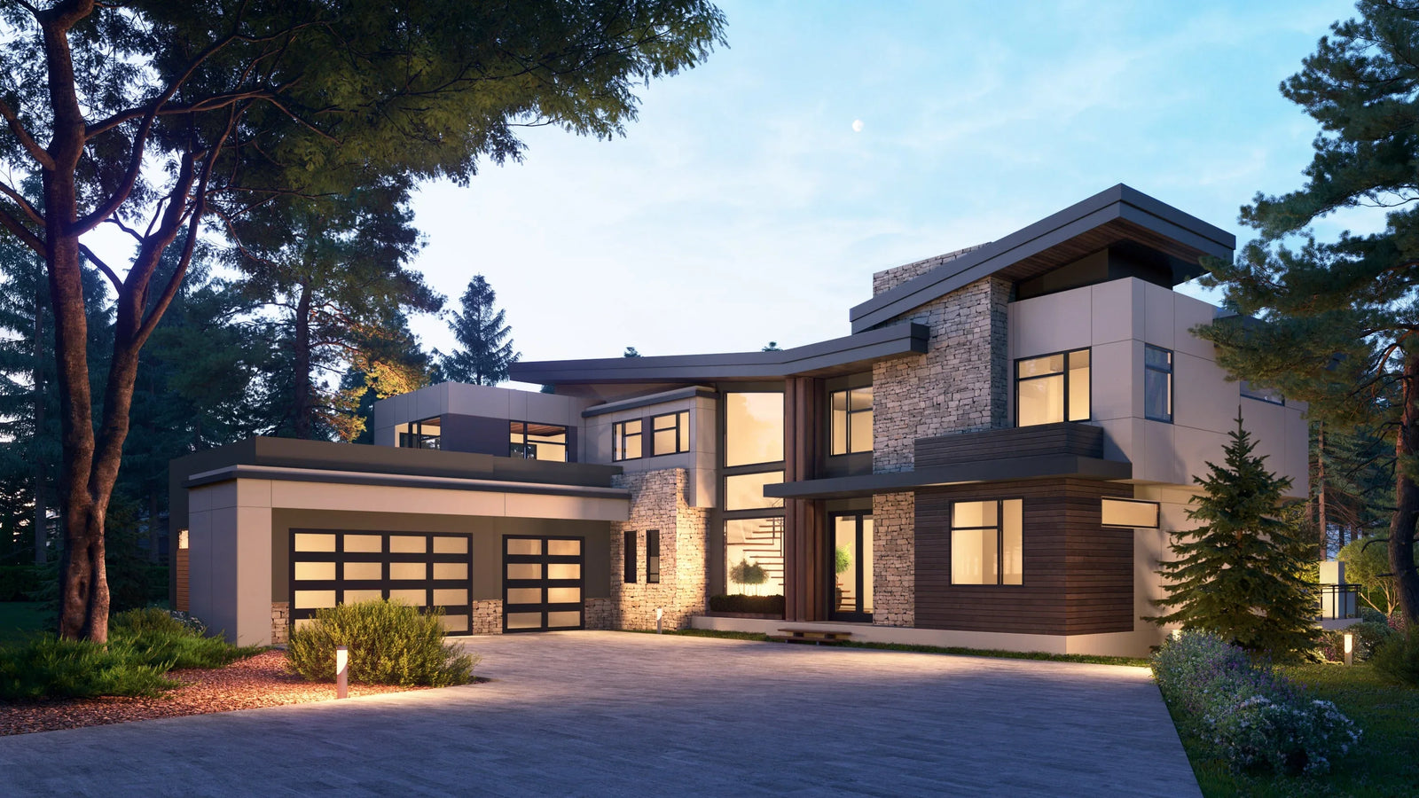 Four Bedroom Modern House Plans