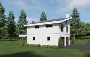 L7915-A Contemporary Mountain ADU House, 1 Bedroom, 1 Bathroom | Innsbrook Overlook ADU Exterior-3