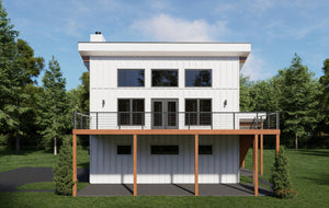 L7915-A Contemporary Mountain ADU House, 1 Bedroom, 1 Bathroom | Innsbrook Overlook ADU Exterior-4