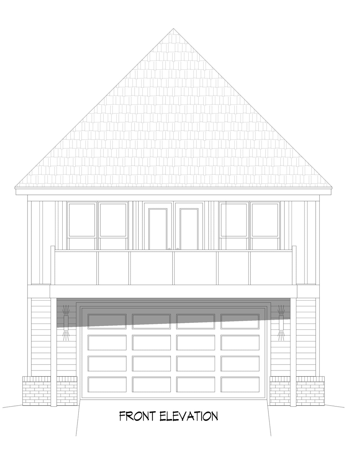 L7340-A Nashville 2.5 A.D.U House Front