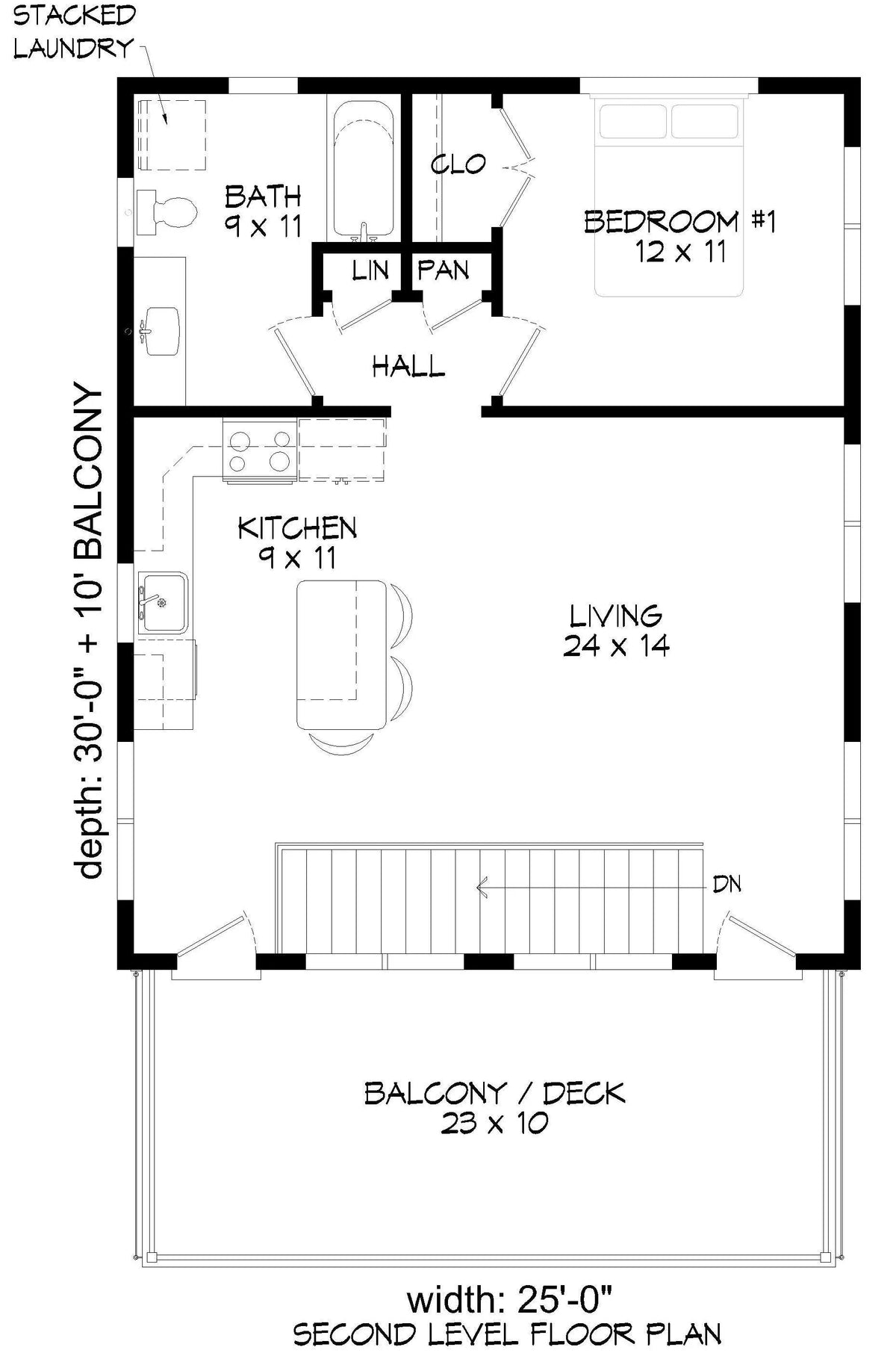 Pagosa Springs Overlook Garage Plan - Archival Designs House Plans, floor plan