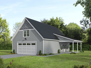 L7304-A Cold Springs Garage House Plan