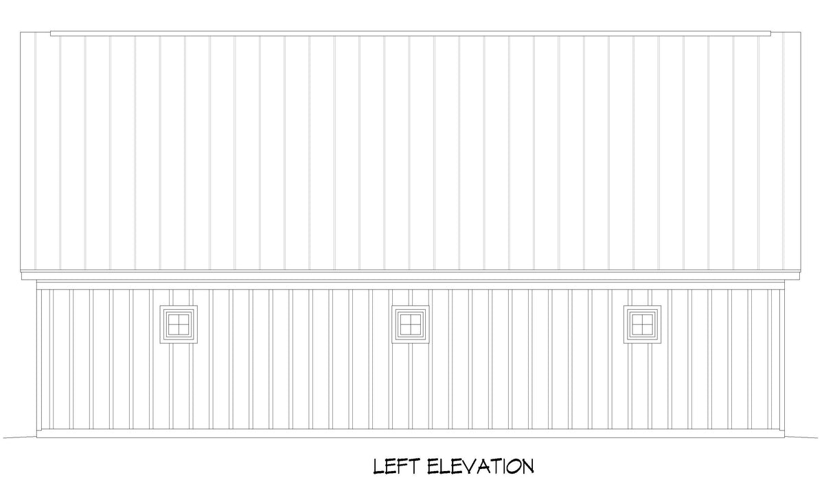 L7304-A Cold Springs Garage Left