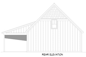 L7304-A Cold Springs Garage Rear