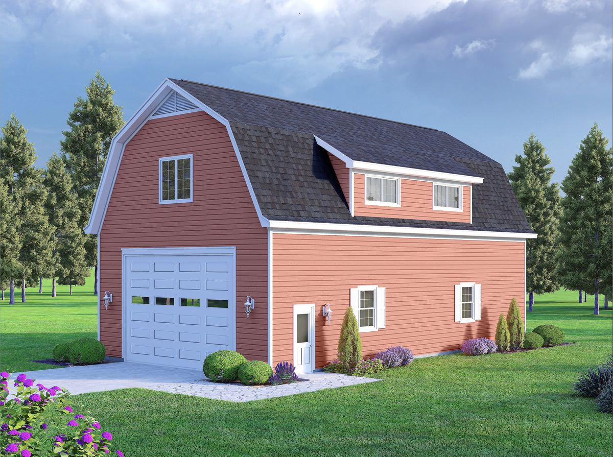 L7921-A Barndominium House, 2 Bedrooms, 1 Bathroom | Peach Orchard RV Barndo 3 Exterior