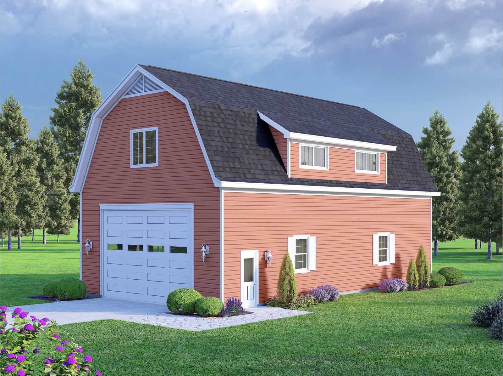 L7921-A Barndominium House, 2 Bedrooms, 1 Bathroom | Peach Orchard RV Barndo 3 Exterior