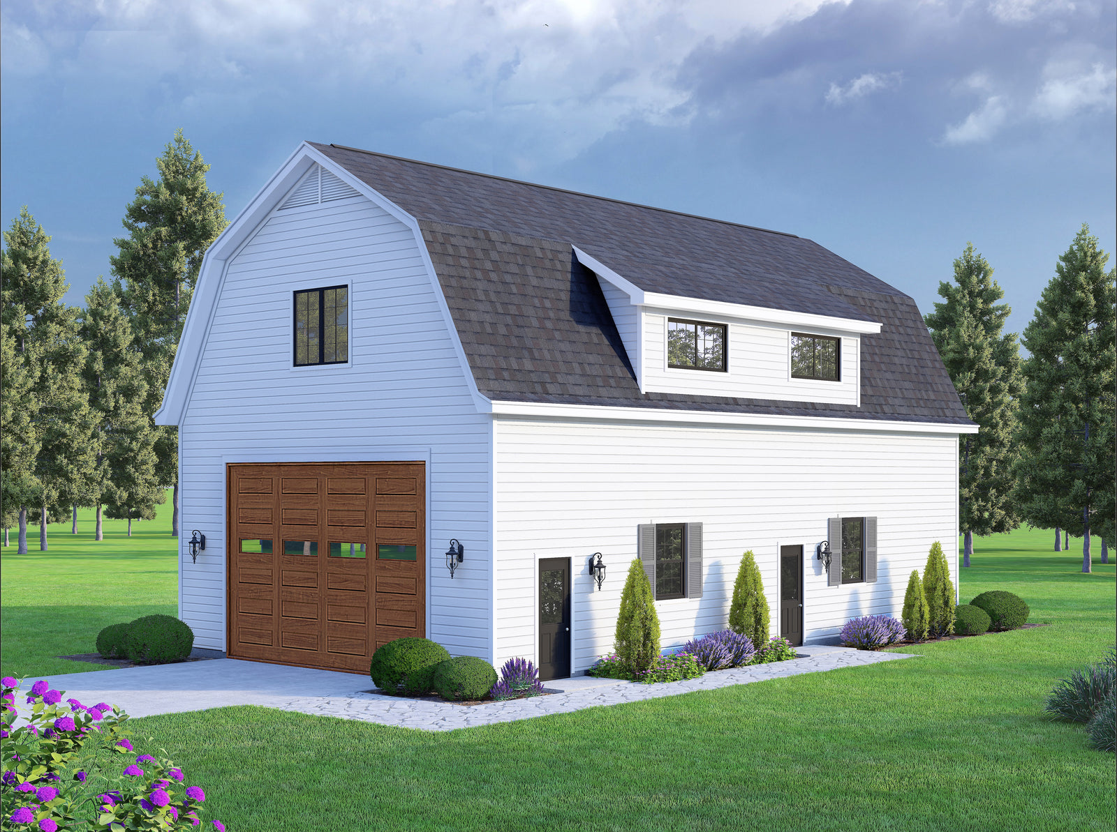 L7984-A Barndominium House, 2 Bedrooms, 1 Bathroom | Peach Orchard RV Barndo 4 Exterior