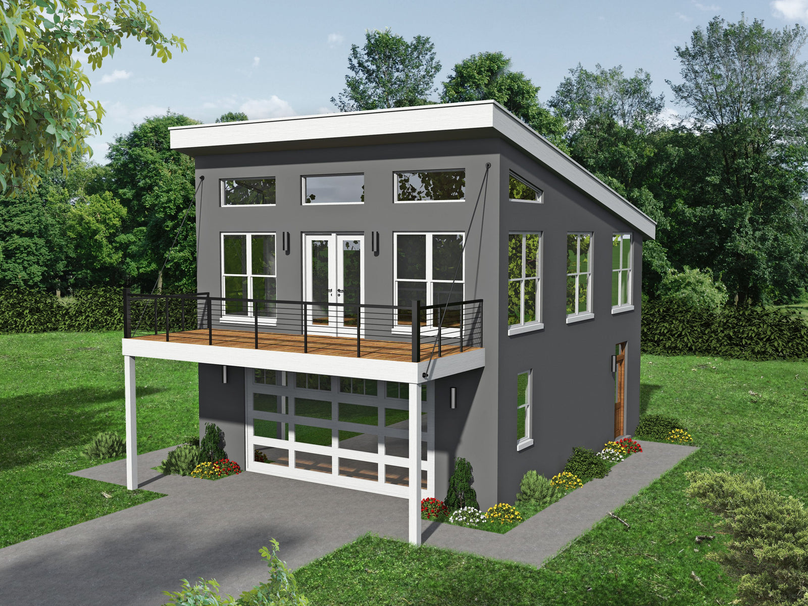 L7983-A Contemporary House, 2 Bedrooms, 2 Bathrooms | Wellsville Overlook Exterior