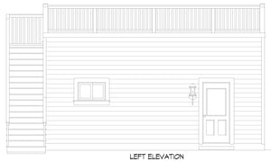 L7334-A Belmont Garage House Left