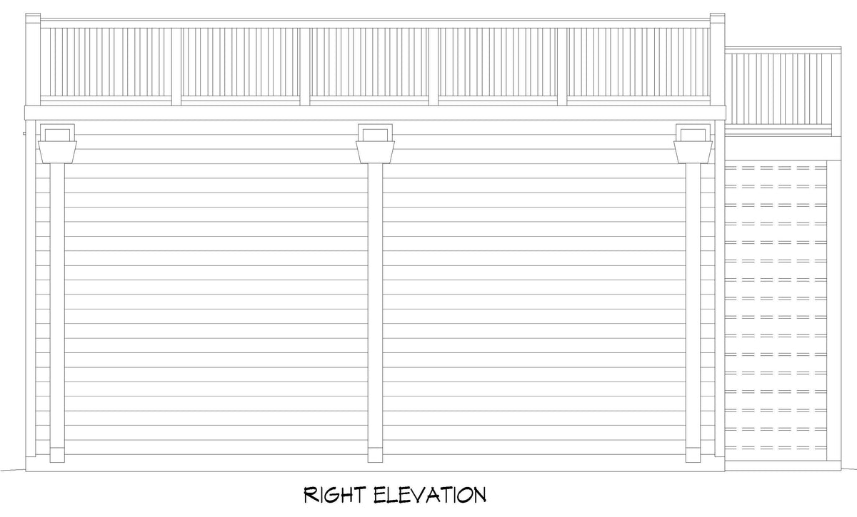 L7334-A Belmont Garage House Right