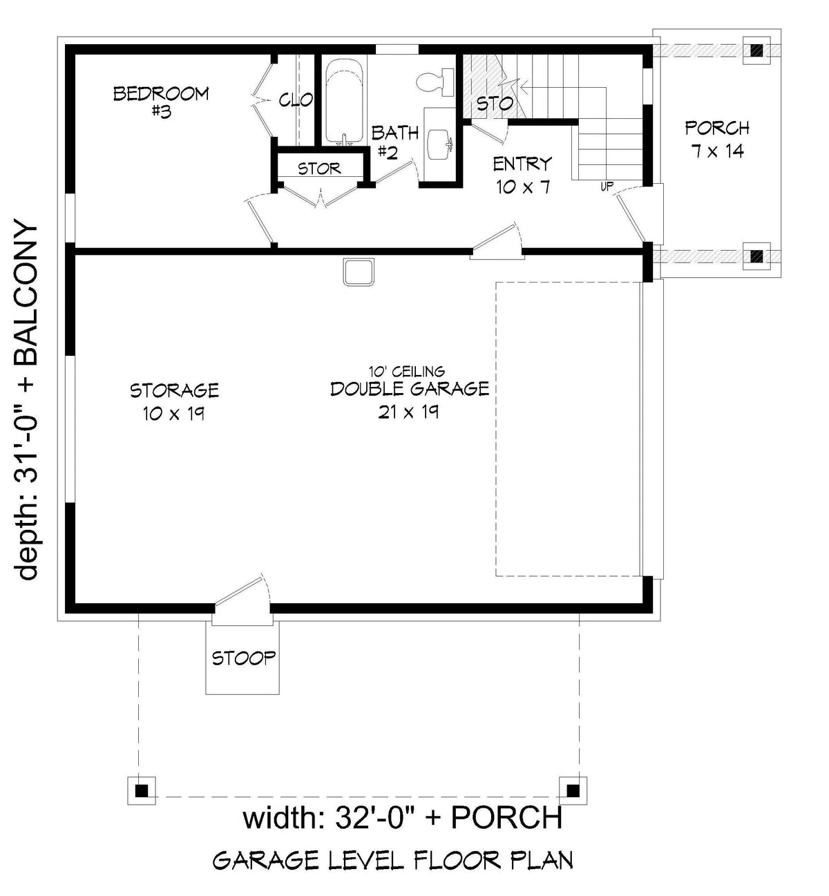 Eagle River 3 House Plan - Archival Designs House Plans, floor plan