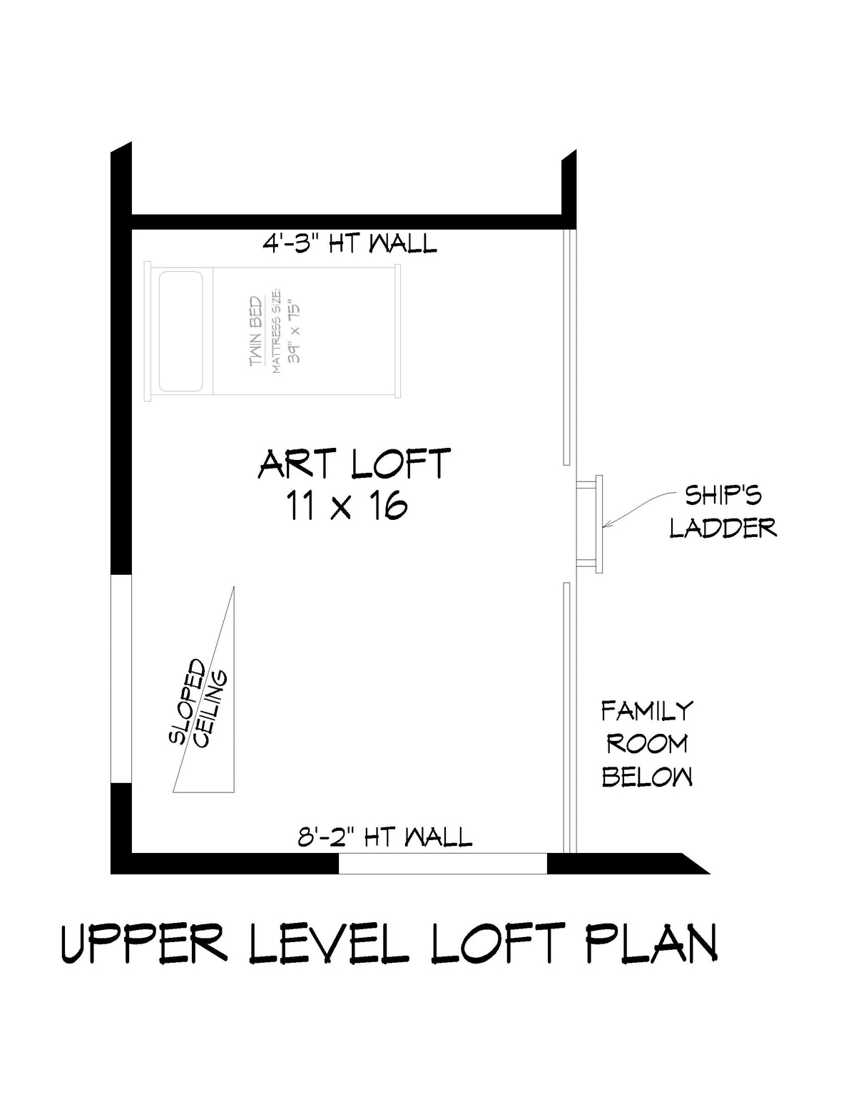 Eagle River 3 Loft Floor Plan