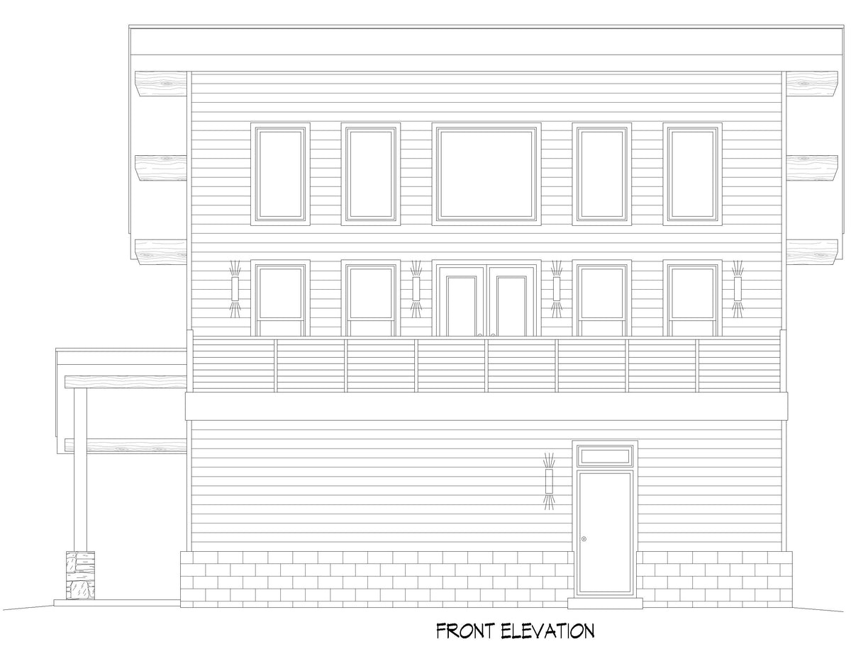 L7301-A Eagle Point House Front