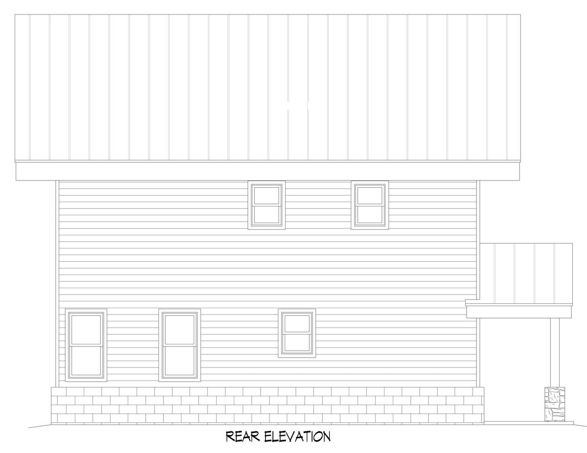 L7301-A Eagle Point House Rear