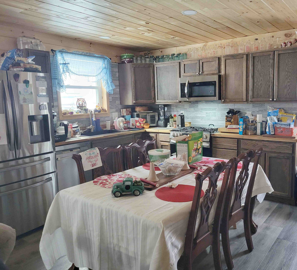 compact 1-bedroom home with master suite, open floor plan, and porch