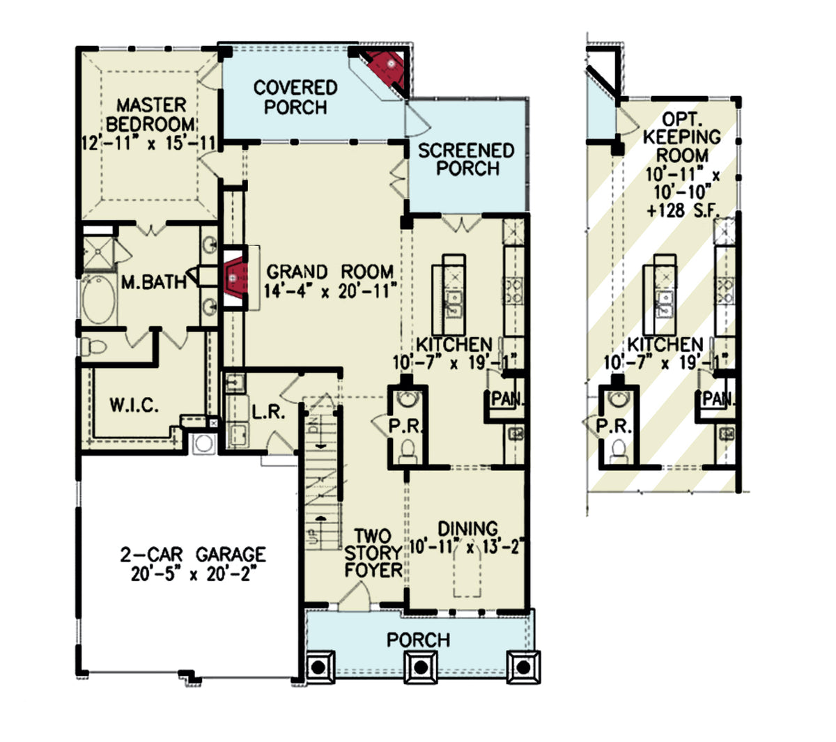 Englemoore B House - First Floor Plan