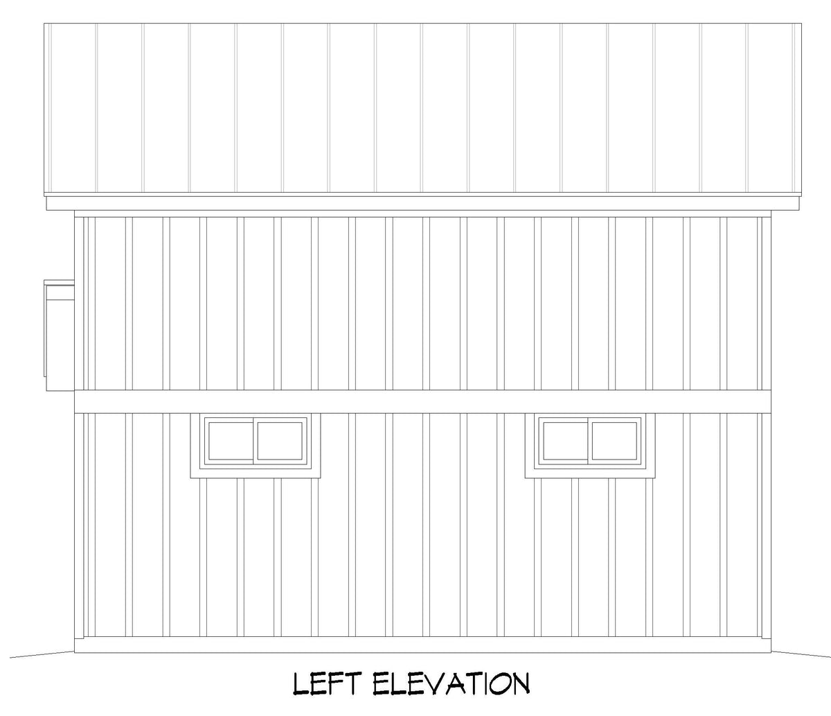 L7297-A Bluffton Garage Left